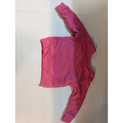 Garanimals Pink Social Butterfly Fleece Sweatshirt Long Sleeve Pullover Top 12M