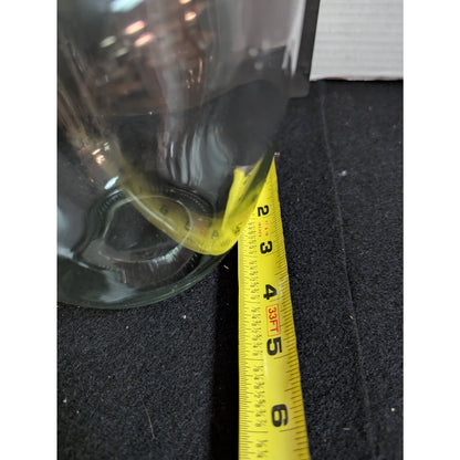 Vintage Clear Glass Demijohn Bottle Carboy Vase Bottle
