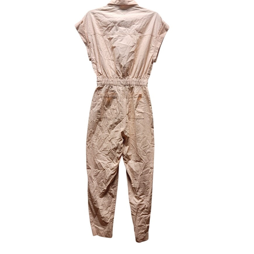 We Are KINDRED Sofia Cotton Twill Boiler Suit Pale Pink Jumpsuit Size 2