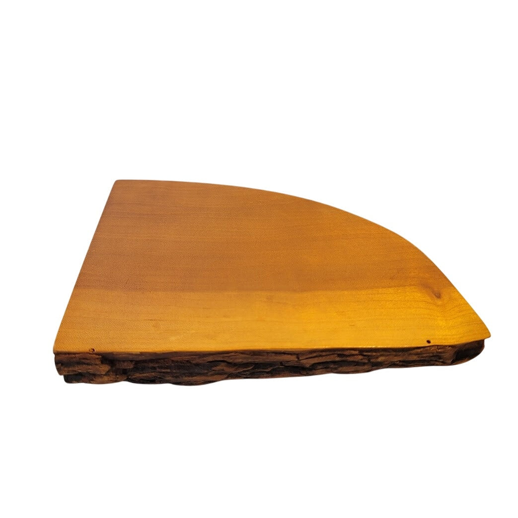 Live Edge Pine Rustic handcarved handturned solid wood candle vase holder