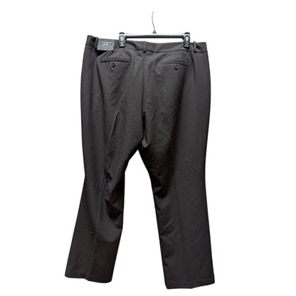 Worthington Women's Modern Fit Relaxed Trouser Leg Black NEW Size 22W Career