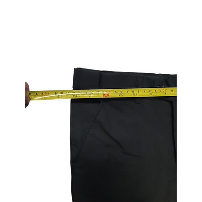Perry Ellis Boys Dress Pants Size 8 Black Straight Slim Fit Slash Pockets Formal