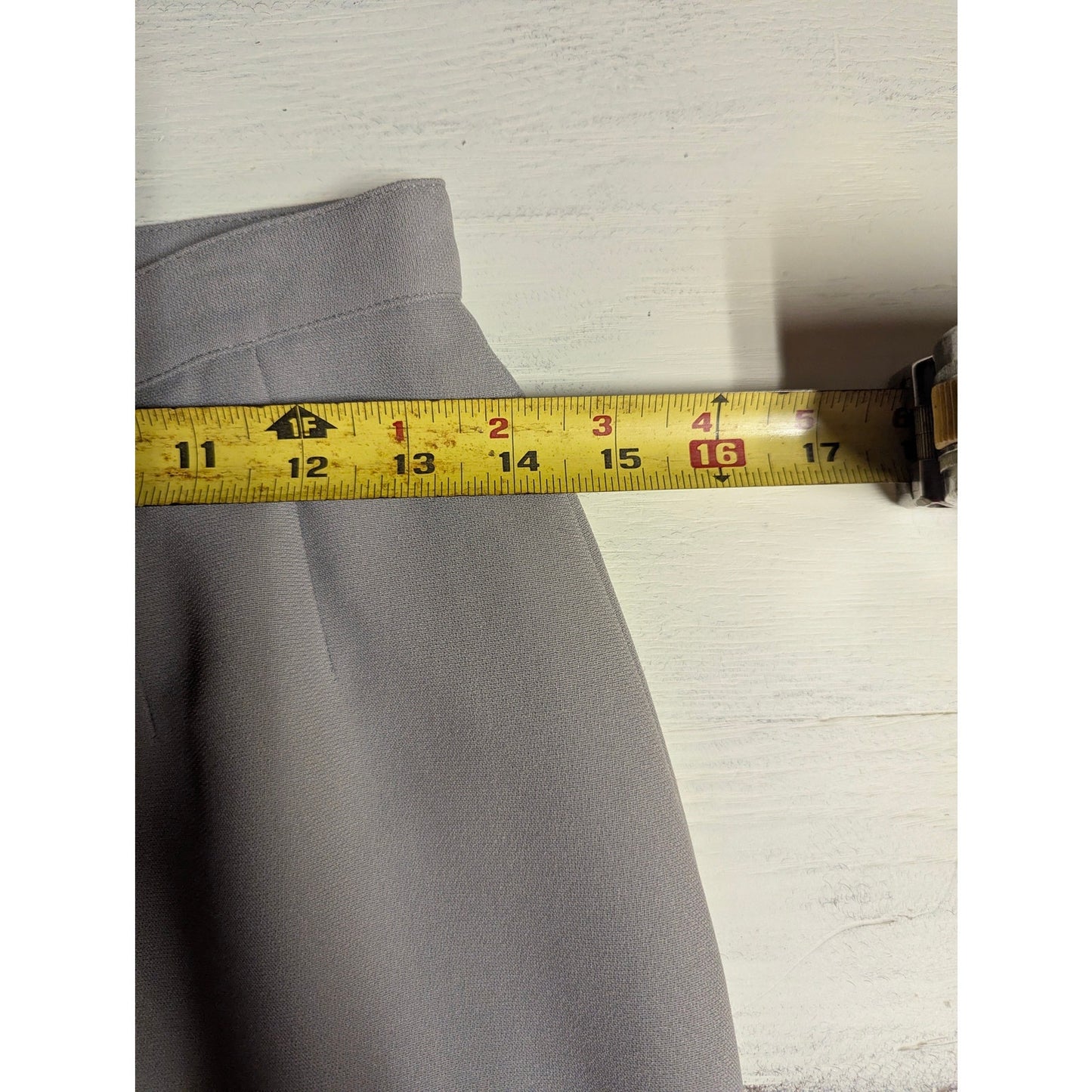Vintage Preston & York Gray Lined Midi Pencil Skirt 4 Quiet Luxury 90s Vintage