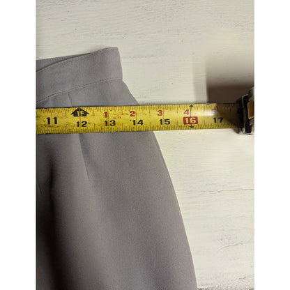 Vintage Preston & York Gray Lined Midi Pencil Skirt 4 Quiet Luxury 90s Vintage