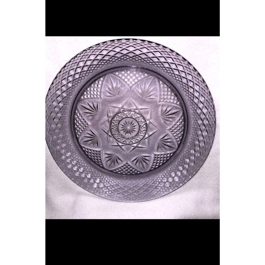 Cristal D'Arques Durand Antique Amethyst PURPLE Replacement DINNER Plate 10 1/8