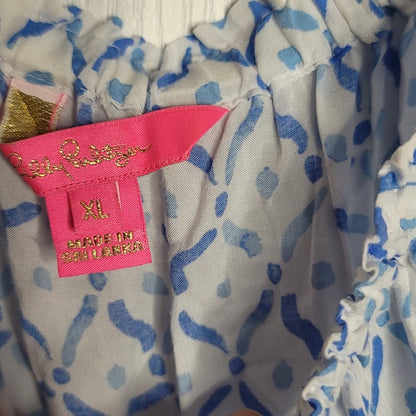 Lilly Pulitzer Multi Sea La Vie Nevie Off The Shoulder Top Multi Women’s XL