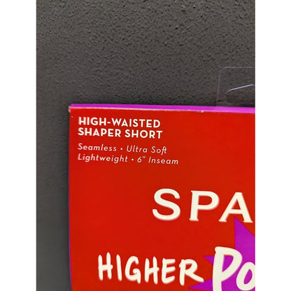 Spanx NEW High Waisted Shaper 6" inseam Short Large soft Nude Shade Seamless