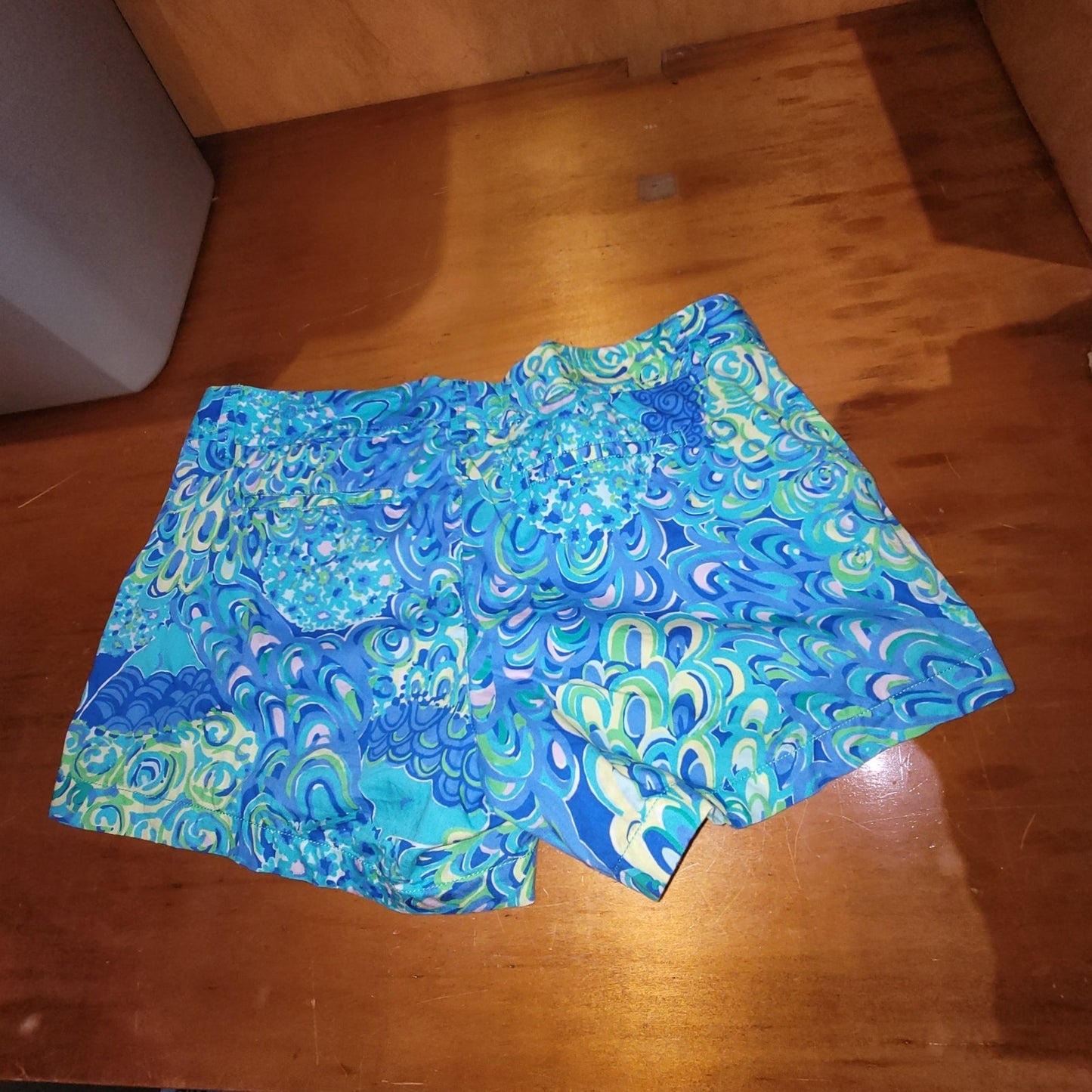 Lilly Pulitzer Callahan Shorts Size 16 Lilly's Blue Lagoon print