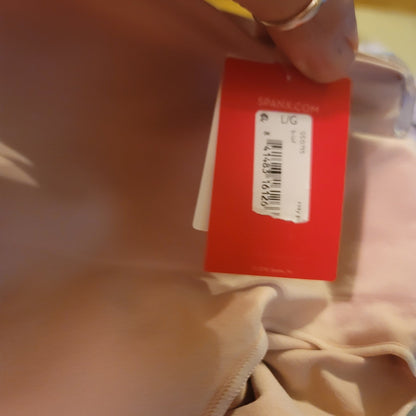 Spanx Women's Oncore High Waisted Soft Brief Rosy Pink Large SS0715