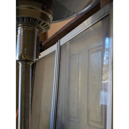 Secondhand Sandies: 36" x 80" 2 glass doors sliding NO FRAME perfect for greenhouse