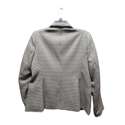 Kasper NWT Houndstooth Checked Blazer with Black Trim 8 Career Casual