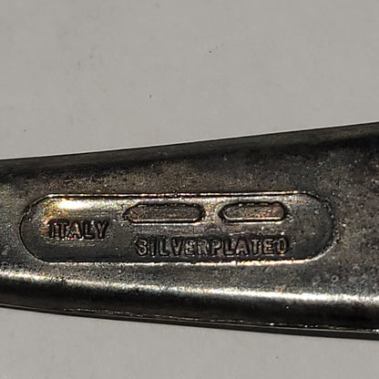 Spoon Made In Italy Sugar spoon round bowl silverplated