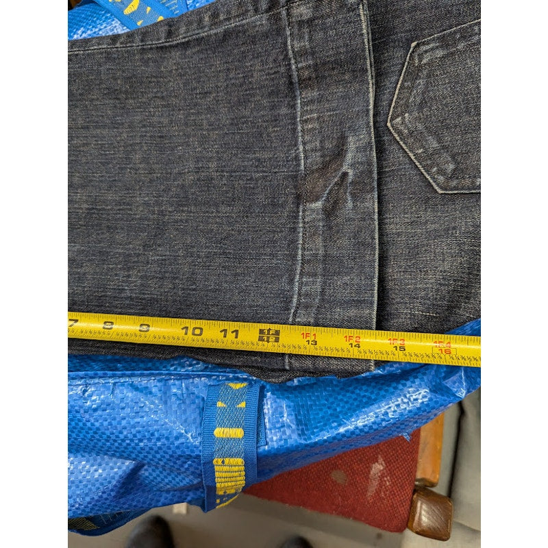 Banana Republic Size 6 stretch denim sailor style Jeans wide leg cropped