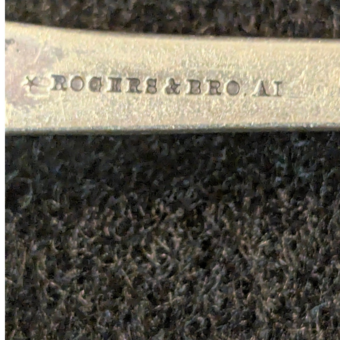Antique 1847 Rogers Bros A1 Silverplate Teaspoon 6" Tipped Pattern