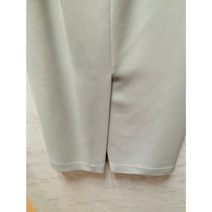 Vintage Preston & York Gray Lined Midi Pencil Skirt 4 Quiet Luxury 90s Vintage
