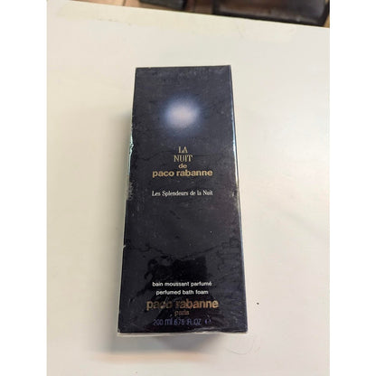 Vintage 1985 La Nuit de Paco Rabanne Perfumed Bath Foam 6.75 oz NIB Sealed