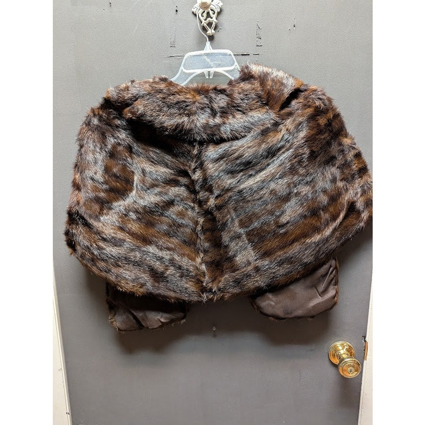 Vintage I.R. Fox New York Real Fur Stole Capelet 1950s Mid-Century Mink Wrap