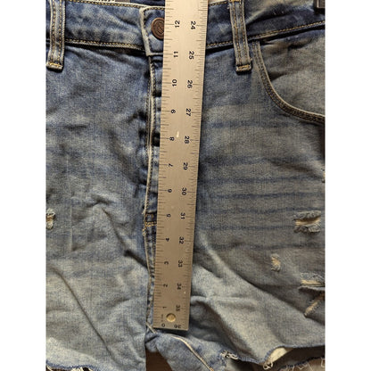 Treasure Bond Foster Boyfriend High Rise Destroyed Cutoff Jean Shorts Size 32"