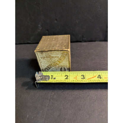 Vintage Neuss Brothers Glass Head Pins Cube Boxes Lot Antique Sewing Ephemera
