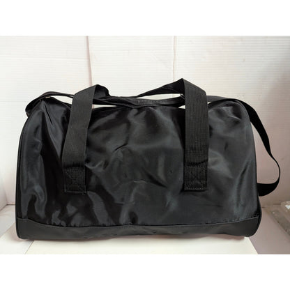 Vintage Paco Rabanne Black Duffle Bag Travel Carry On Weekender Nylon Bag