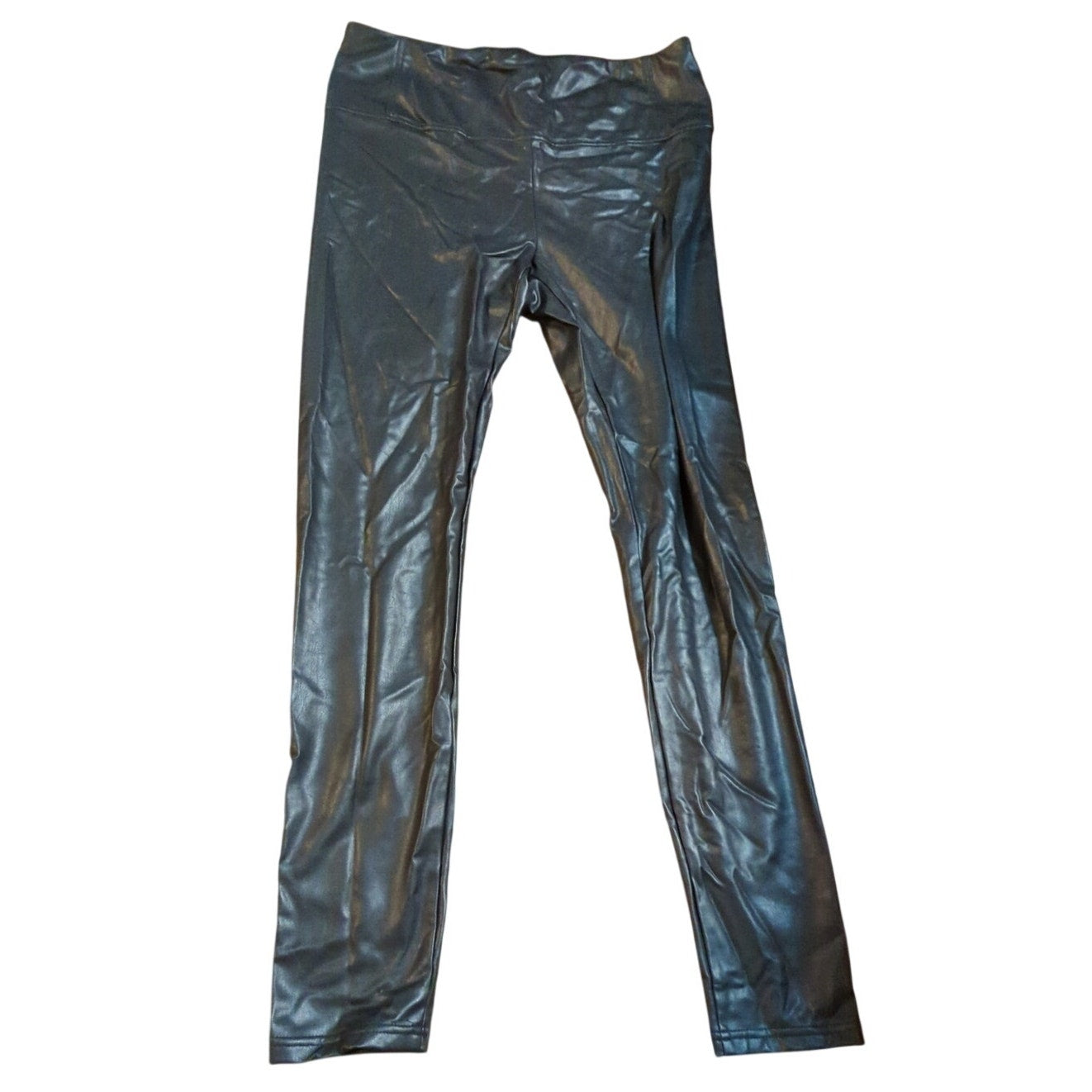 BP. Faux Leather Leggings Black High Waisted Pants Biker Moto Goth Punk Medium