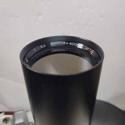 MARK II No. 25734 telephoto lens Vintage 1:63 f=400mm fits
