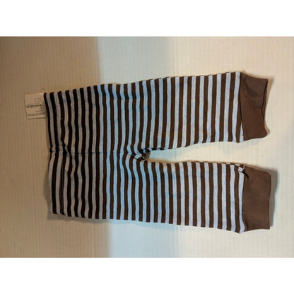 Nordstrom Baby Unisex Brown Gray Striped Knit Pants Size 6-9 Months NWT