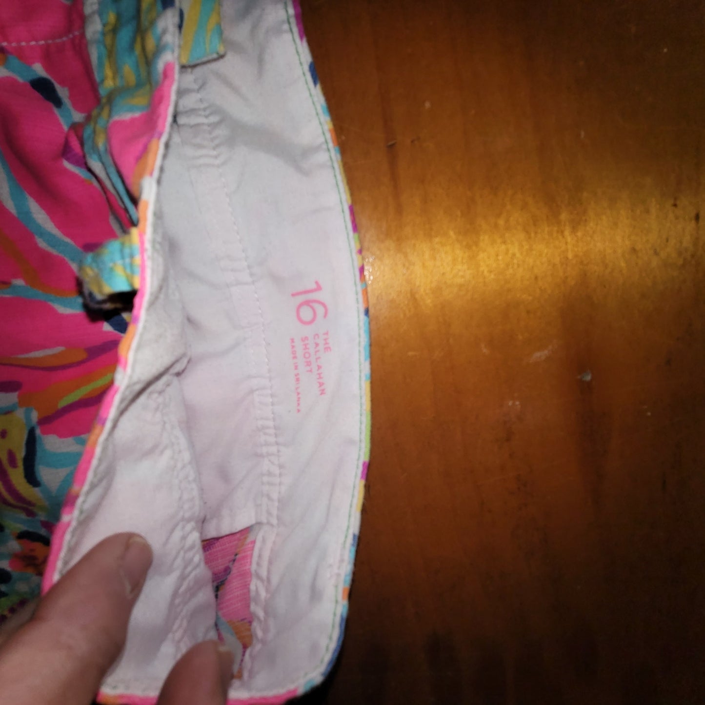 Lilly Pulitzer Callahan Shorts Size 16 Besame Mucho
