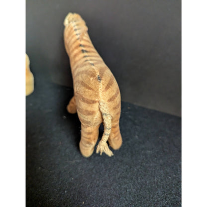 Steiff Vintage Plush Animal Collection Lot 6 Lion mouse zebra monkey owl bunny