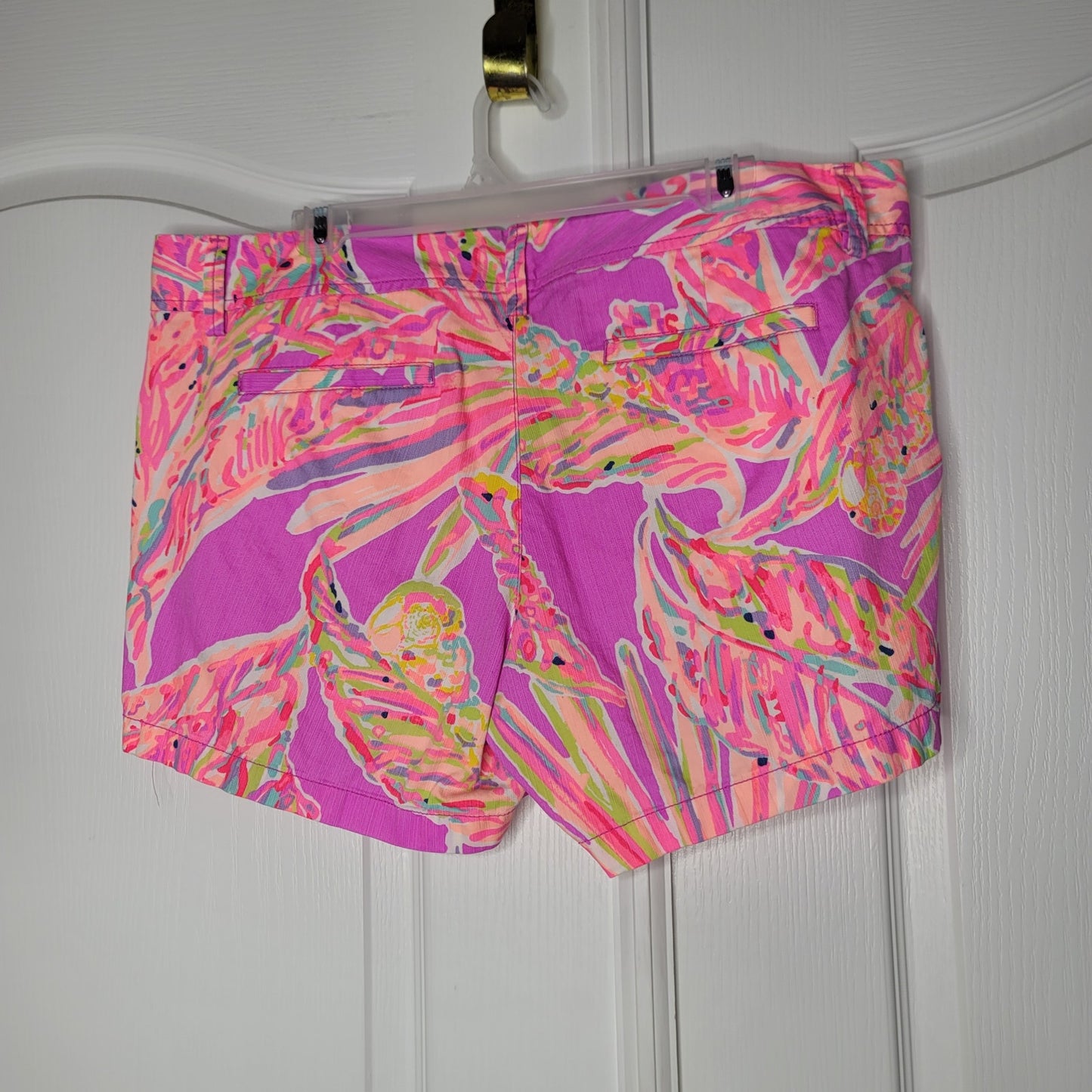 Lilly Pulitzer Short Callahan womens Size 16 Sunseekers Amethyst