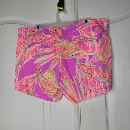 Lilly Pulitzer Short Callahan womens Size 16 Sunseekers Amethyst