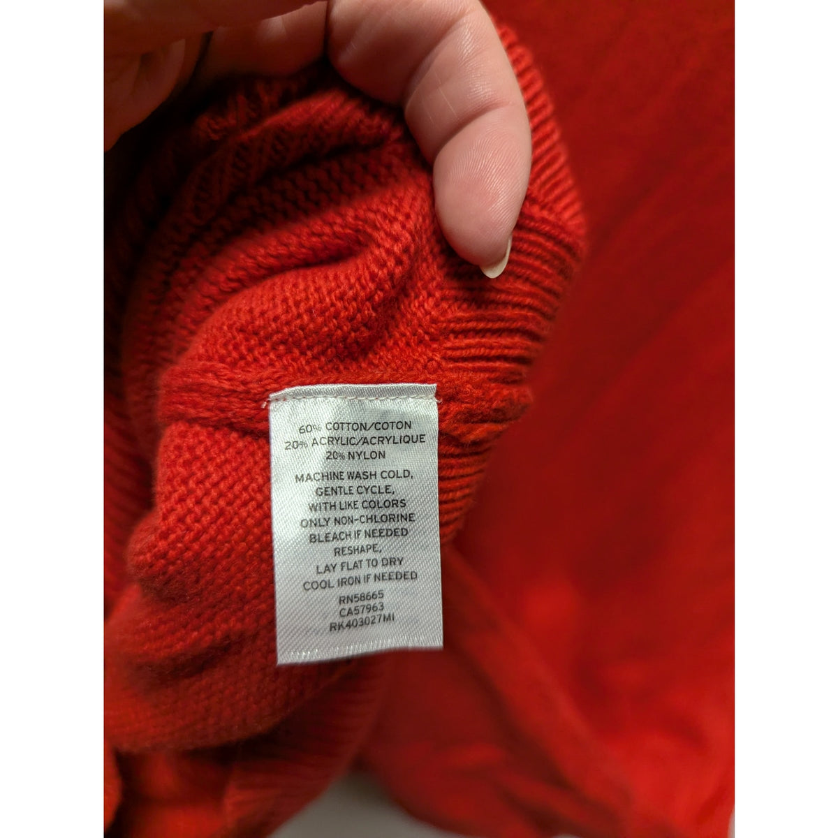 Abound RED sweaterdress Mock Turtleneck Long Sleeve ribbed hem drop shoulder XS