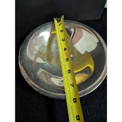 Vintage Wm. A. Rogers by Oneida Ltd. Silverplate Footed Flared Bowl Rimless