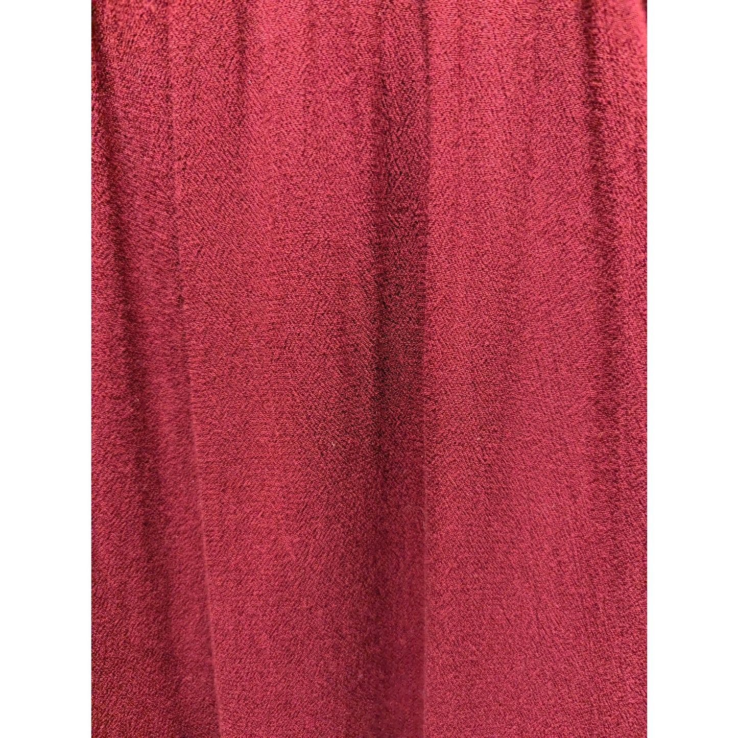 Casual XXL Maroon Spaghetti Strap Wide Leg Belted Jumpsuit Extra Extra Large