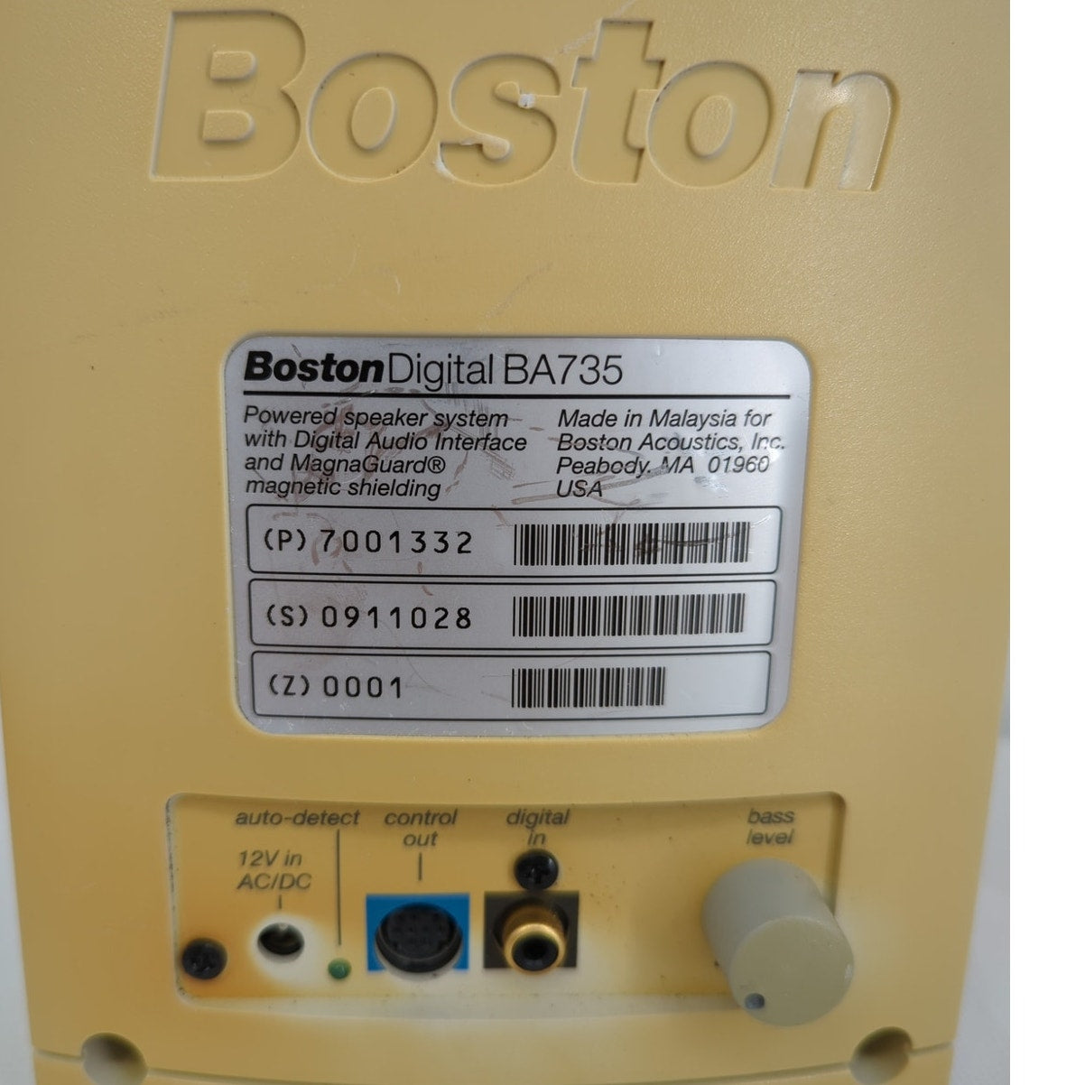 Boston Acoustics BA735 Digital 3-Piece Computer Speaker System