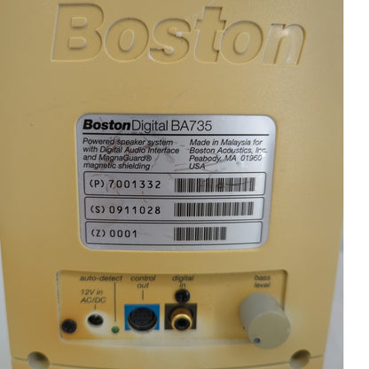 Boston Acoustics BA735 Digital 3-Piece Computer Speaker System