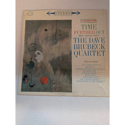 Vintage Dave Brubeck Quartet Time Further Out Columbia CS 8490 Jazz Vinyl LP