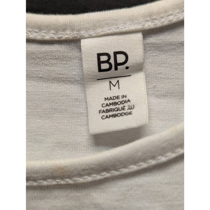 BP. White smooth Crop Sleeveless Tank Top Size Medium NWT Layering Casual