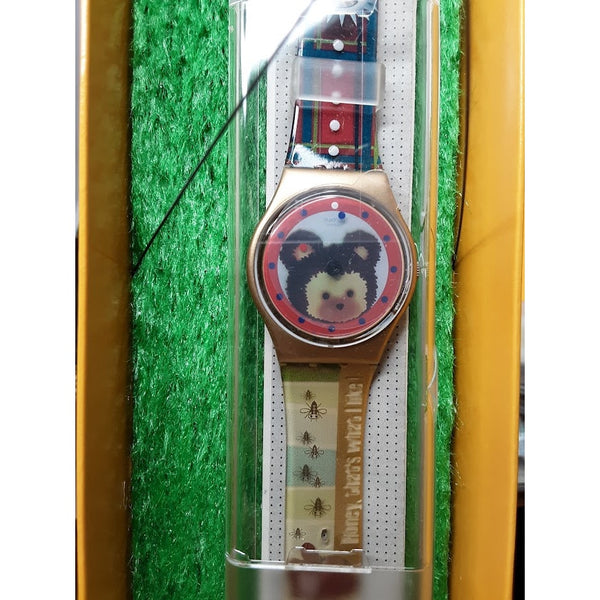 Swatch Vintage UNOPENED UNWORN "Sweet Teddy" GJ121 Limited Edition 1997