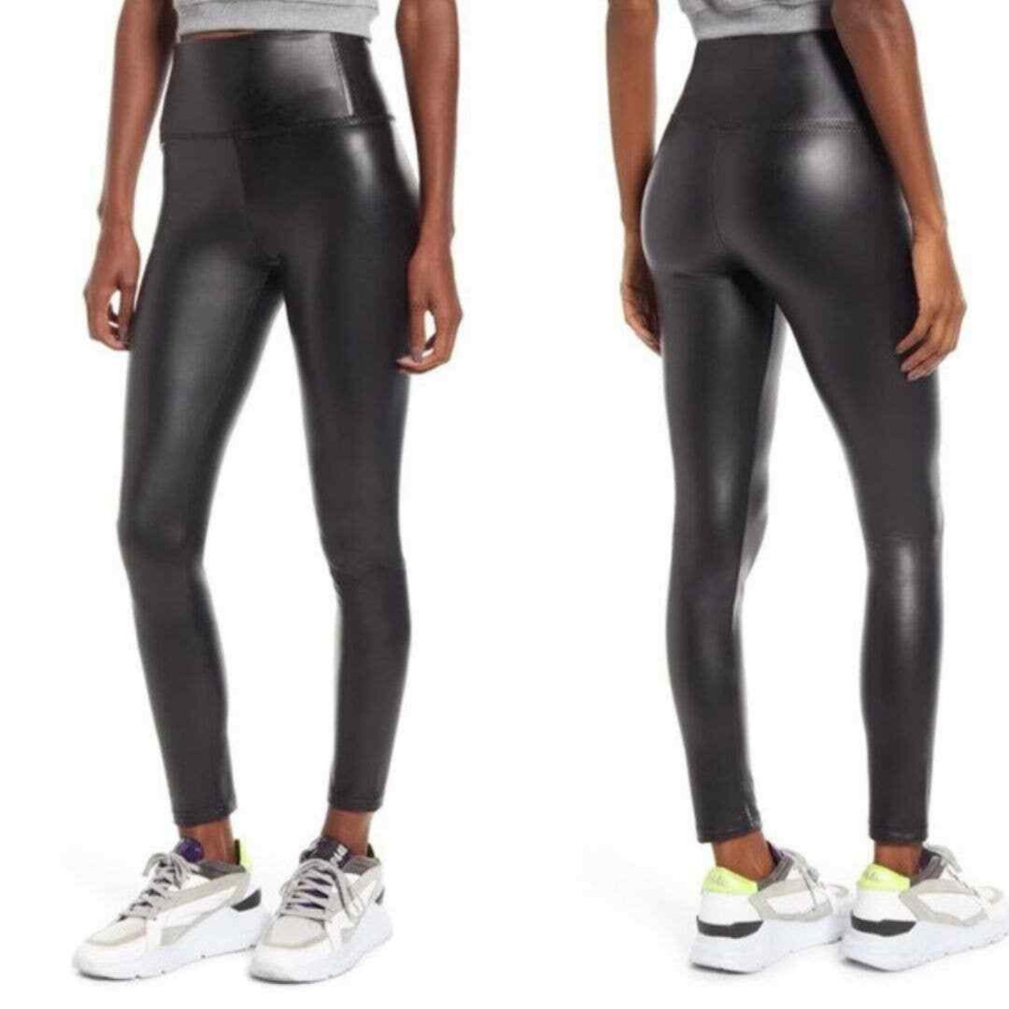 BP Faux Leather High Rise Skinny Leggings Pants Size Small in Black NWT