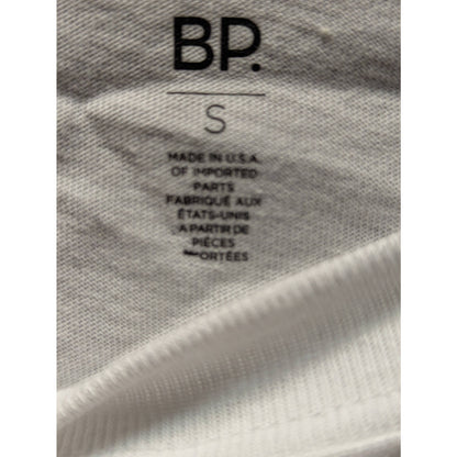 BP. Gray & Blue "Be Heard Vote" Graphic Print Short Sleeve T-Shirt Small NWT