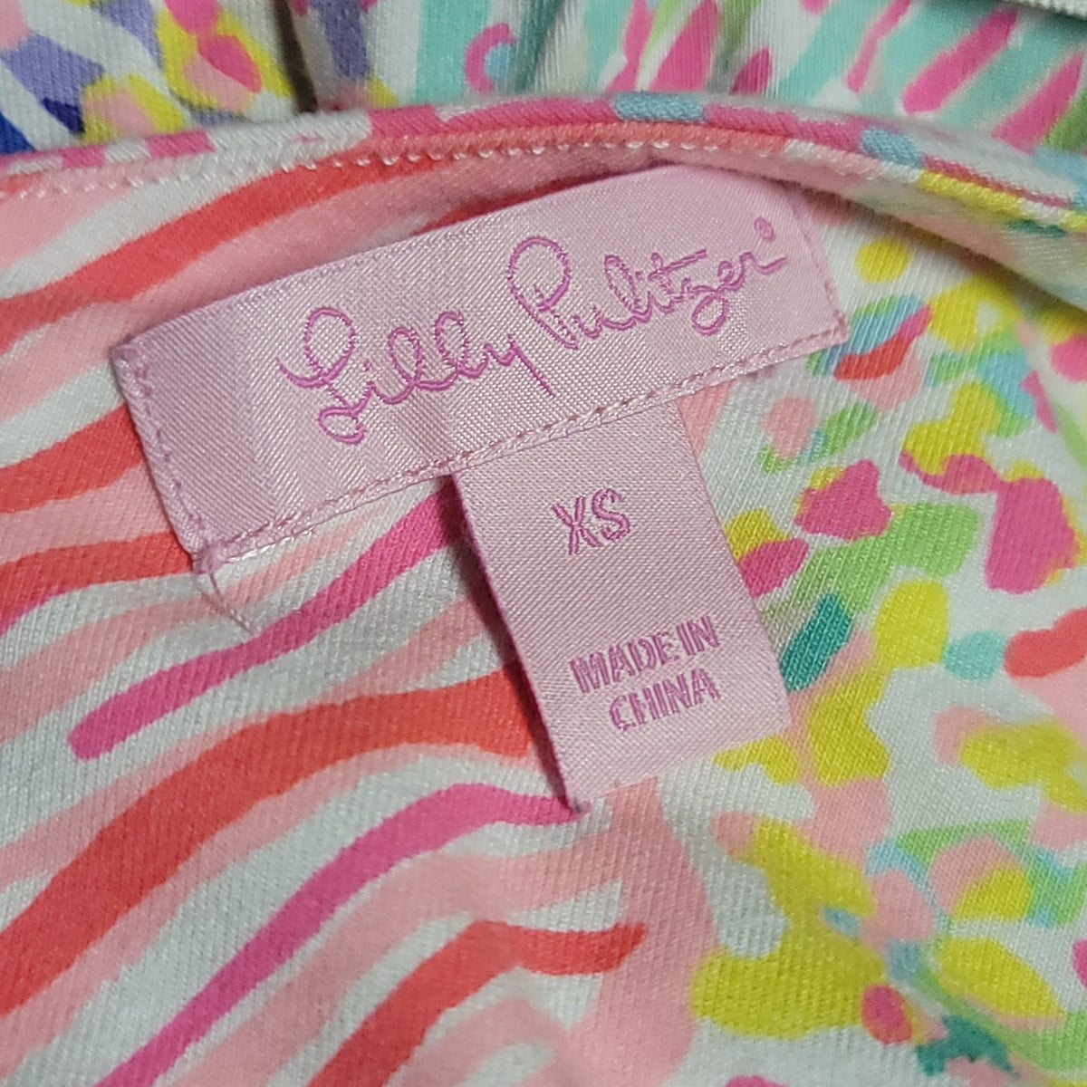 Lilly Puliter Size XS Sloane Maxi Dress Roar of the Seas Sleeveless Resort Wear