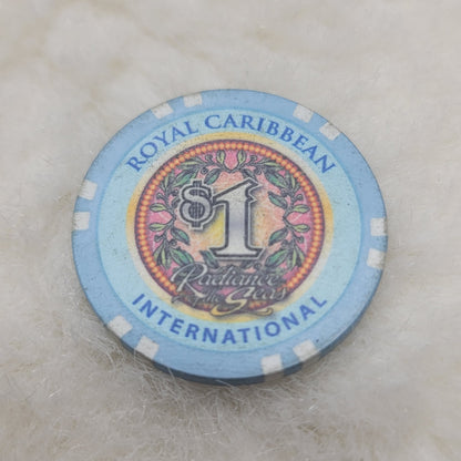 RADIANCE of the Seas Royal Caribbean International $1 Casino Chip GOING AWAY