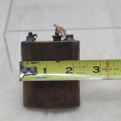 Vintage Brass Wick Table Lighter Antique Military Trench Art Steampunk Gothic