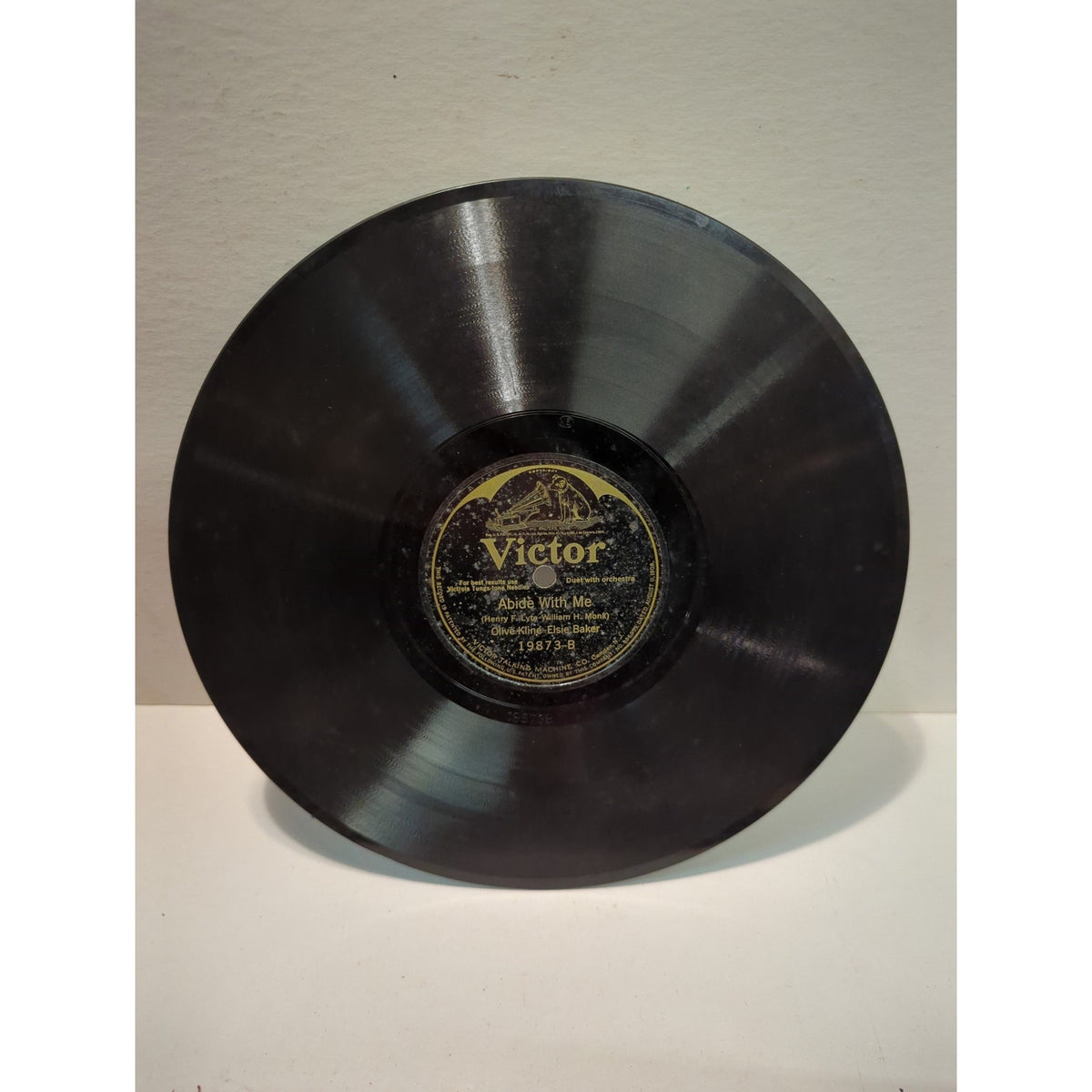 Vintage 78 Record LP Album Disc Shellac Vinyl 19873-A Elsie Baker Oliv ...