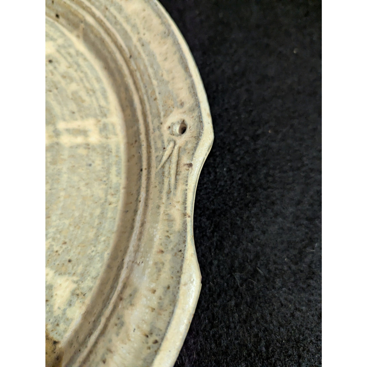 George Griffin Pottery, Sopchoppy Florida Handmade Art Pottery Plate 11"