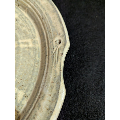 George Griffin Pottery, Sopchoppy Florida Handmade Art Pottery Plate 11"