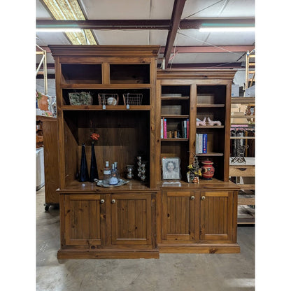 Secondhand Sandies: Solid wood Bookshelf Cupboard Cabinet Painting Available