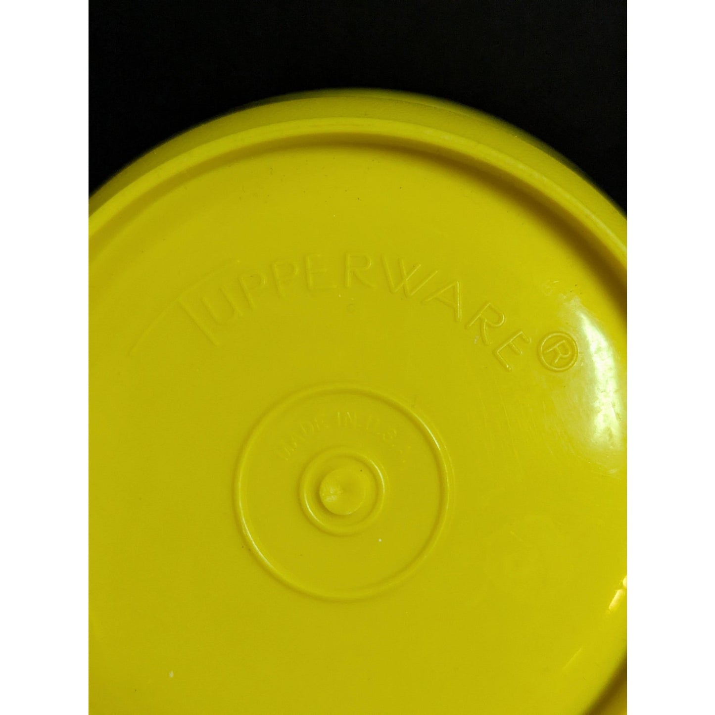 Vintage Tupperware Sunshine Yellow Servalier Mixing Bowl NO LID