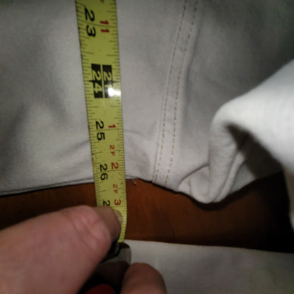 Topshop Cream Oversized Denim Chore Coat Jacket Utility Pocket Size 10